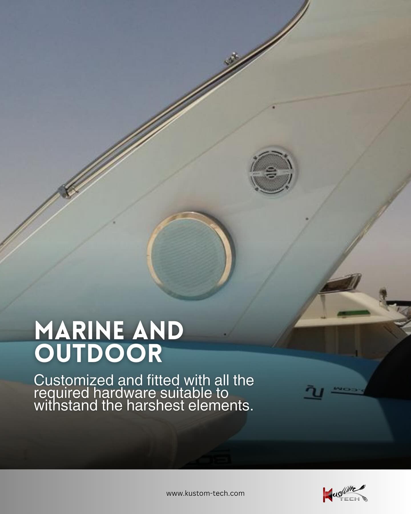 Marine and outdoor audio installation